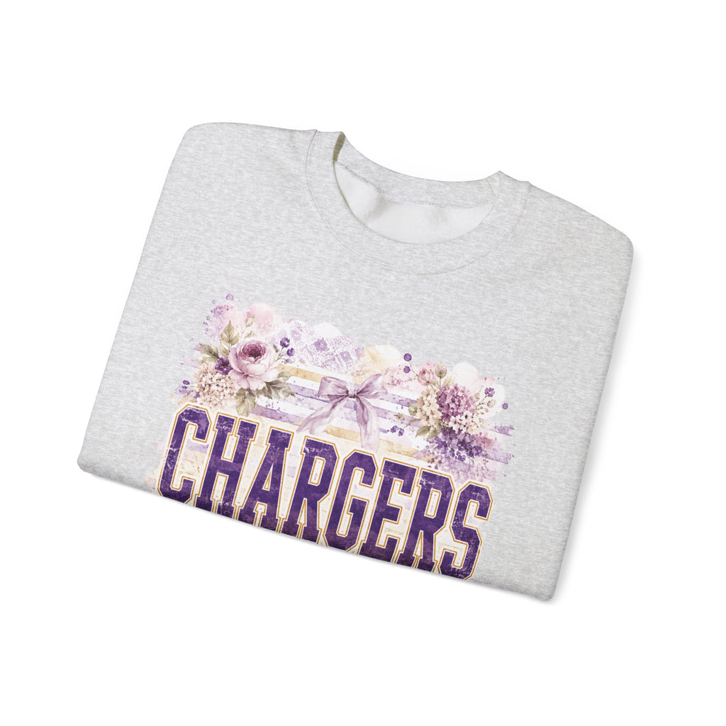 Chargers Floral Crewneck Sweatshirt