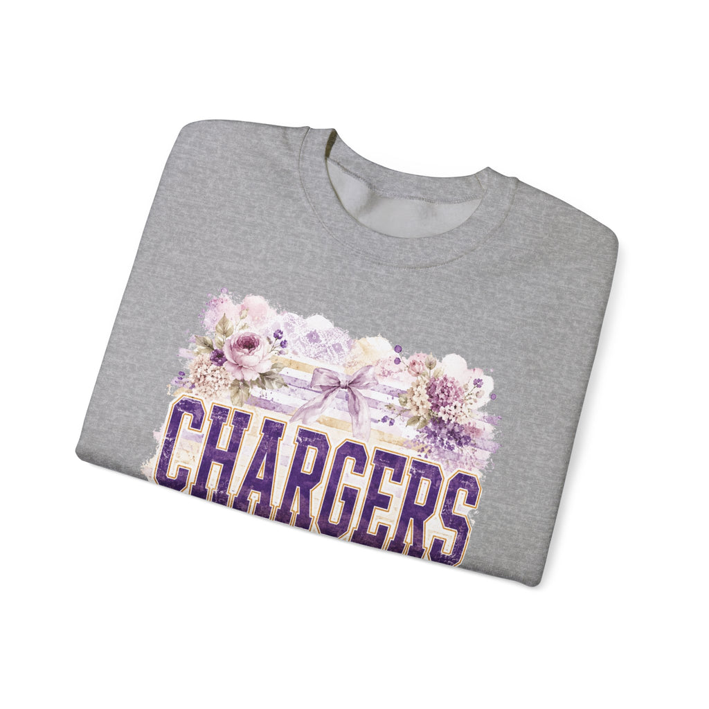 Chargers Floral Crewneck Sweatshirt