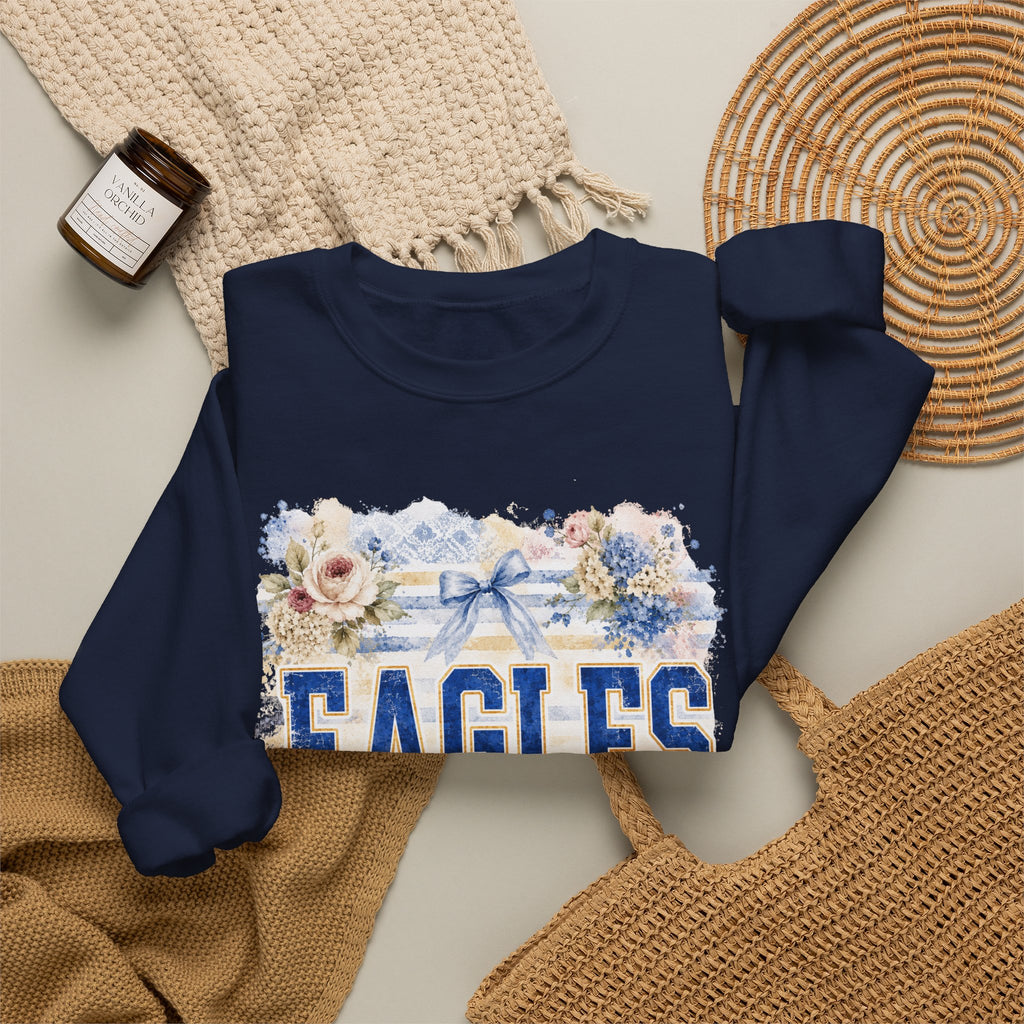 Eagles Floral Crewneck Sweatshirt