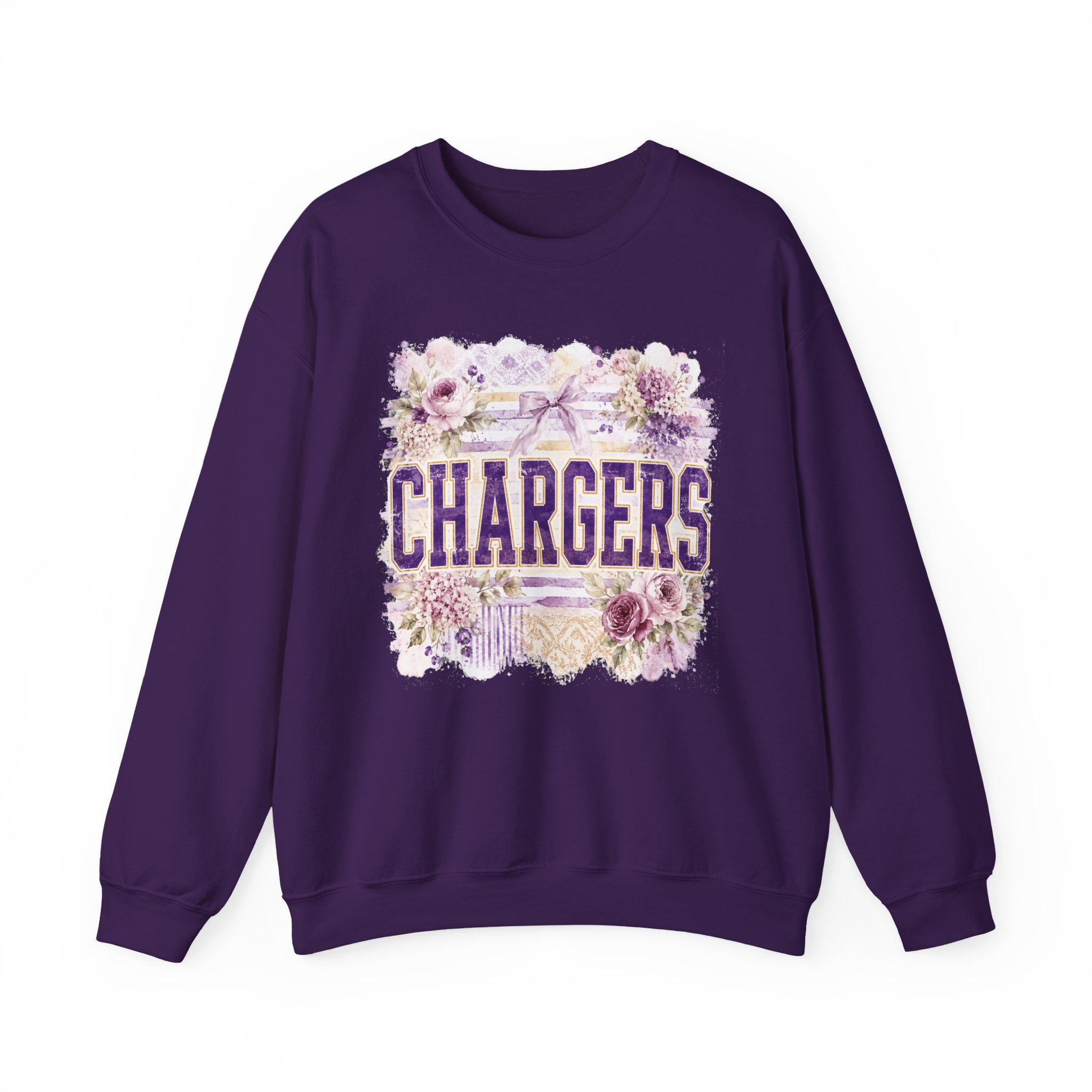Chargers Floral Crewneck Sweatshirt