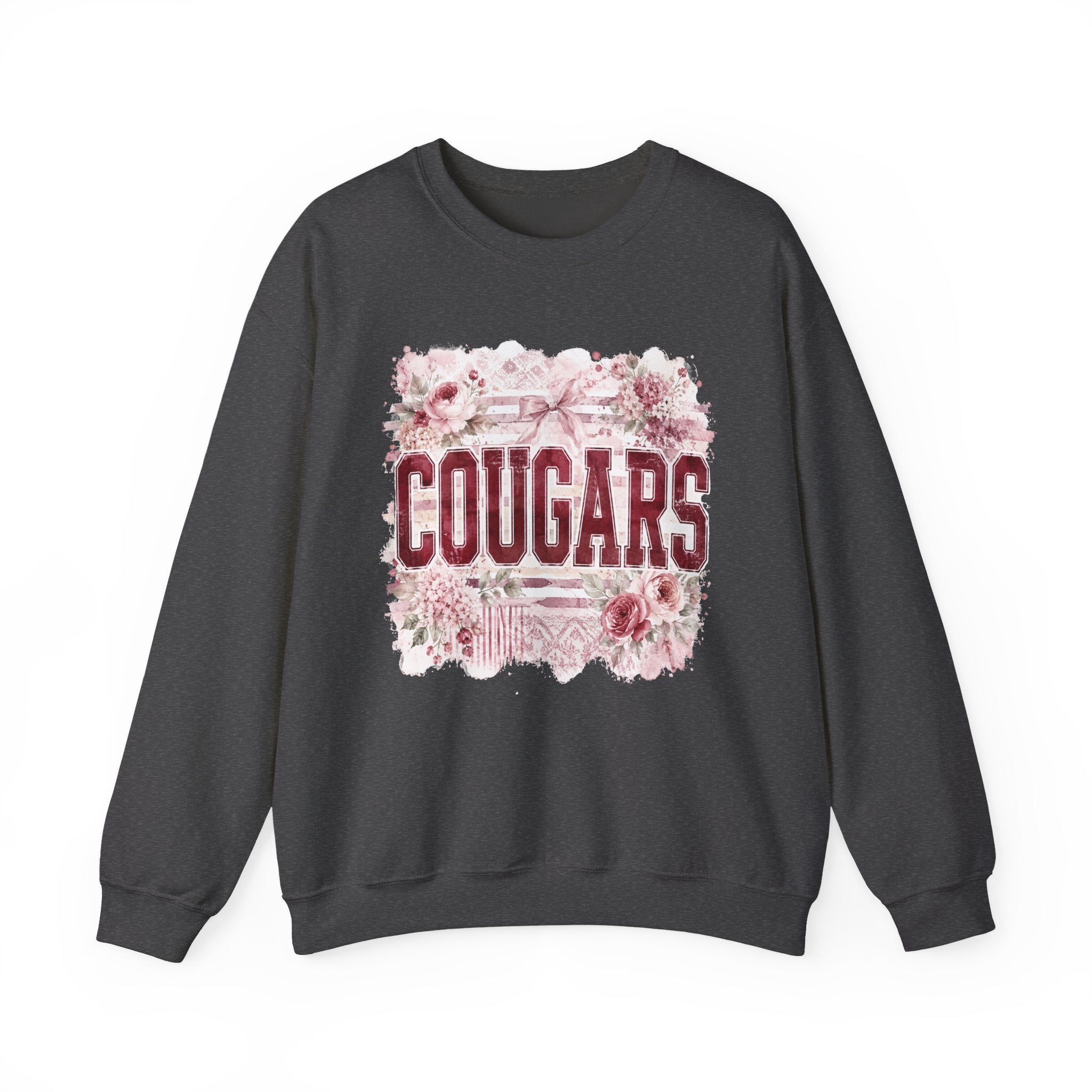 Cougars Floral Crewneck Sweatshirt