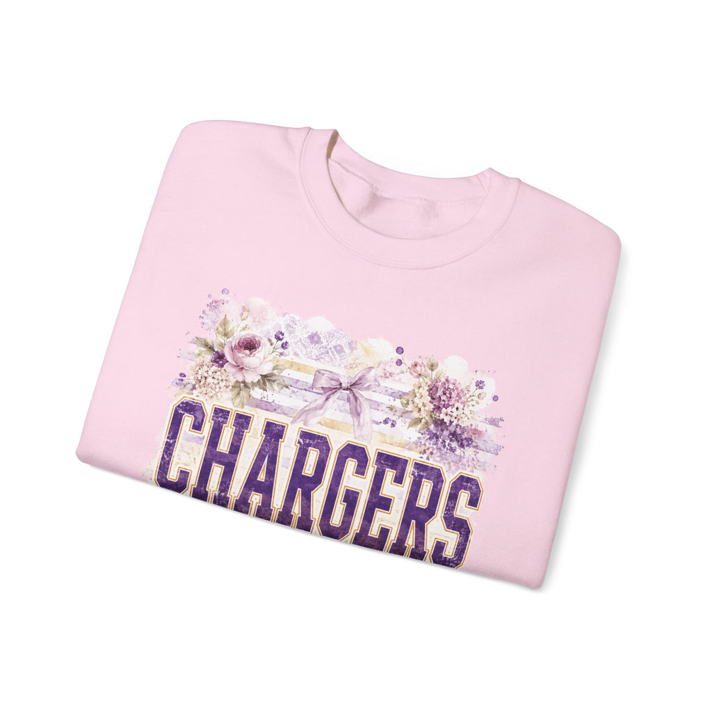 Chargers Floral Crewneck Sweatshirt