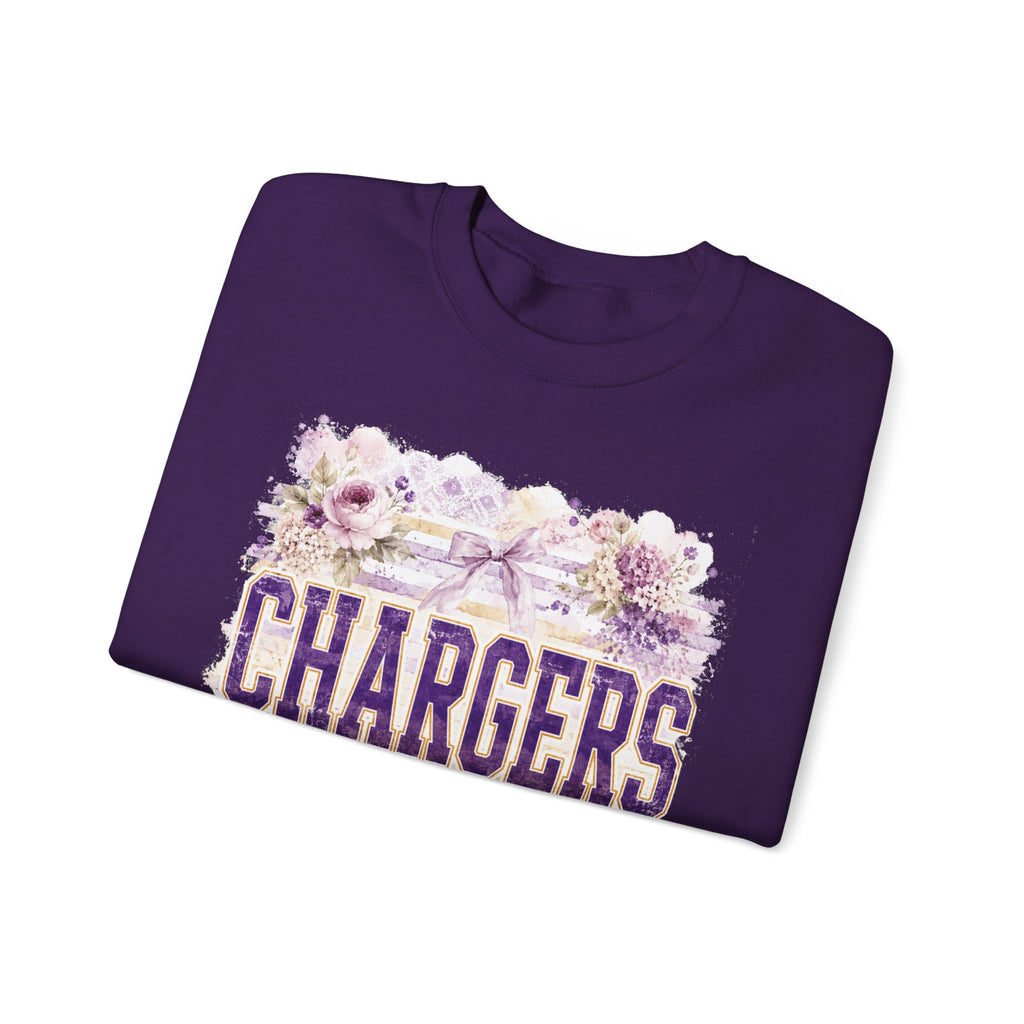 Chargers Floral Crewneck Sweatshirt