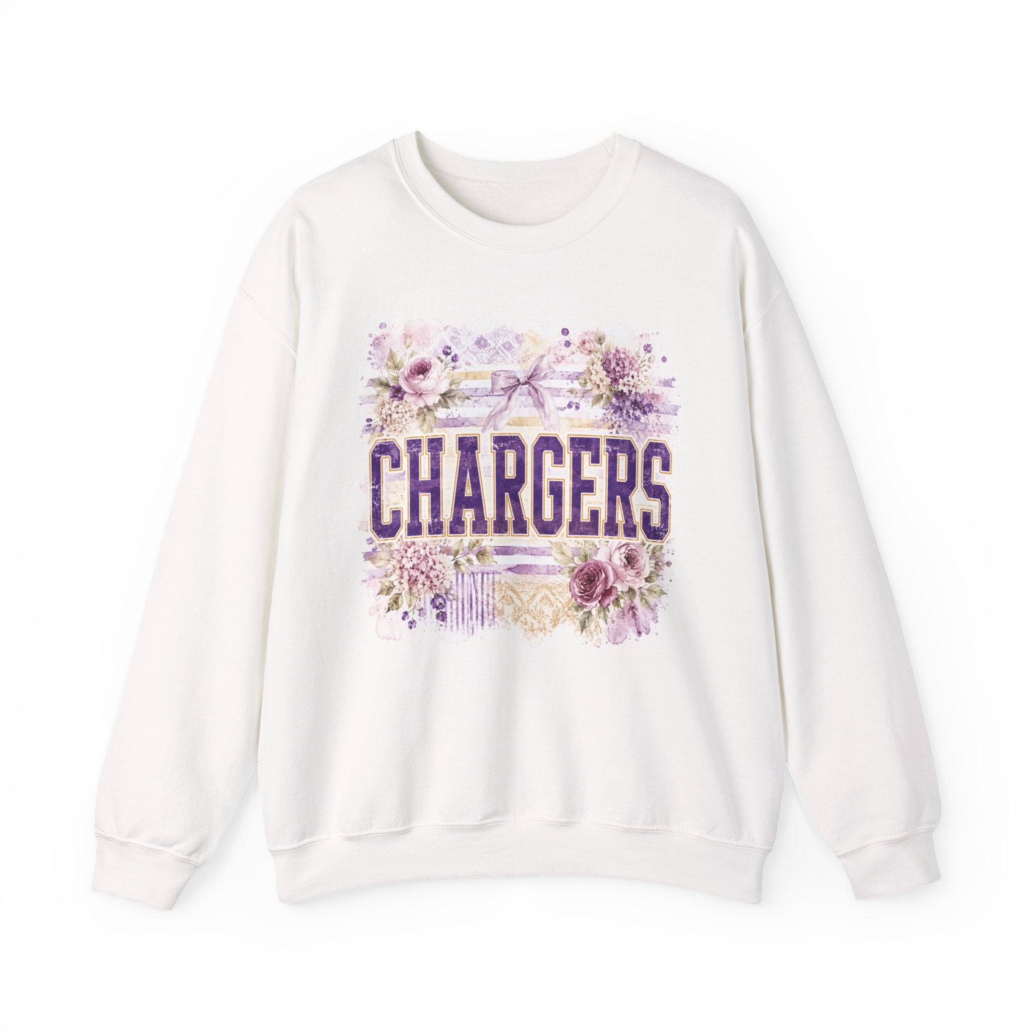 Chargers Floral Crewneck Sweatshirt