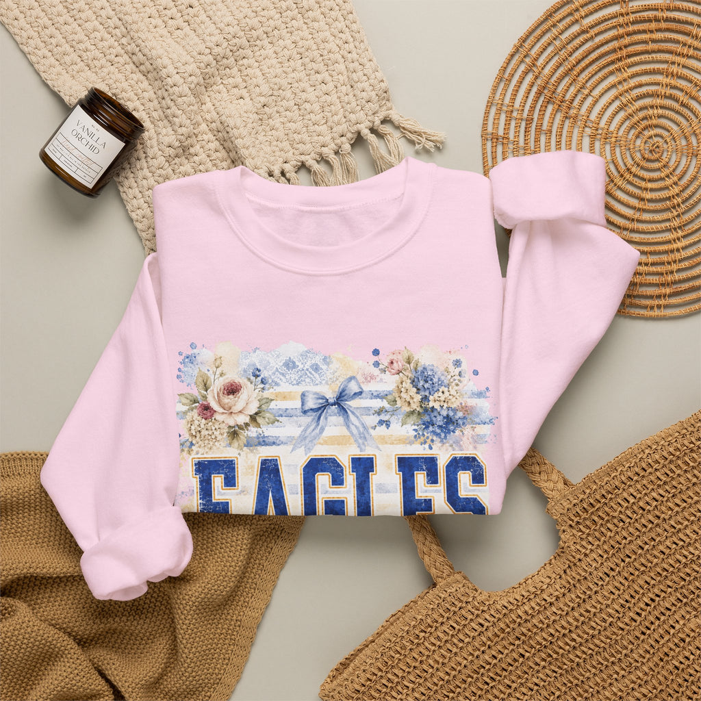Eagles Floral Crewneck Sweatshirt