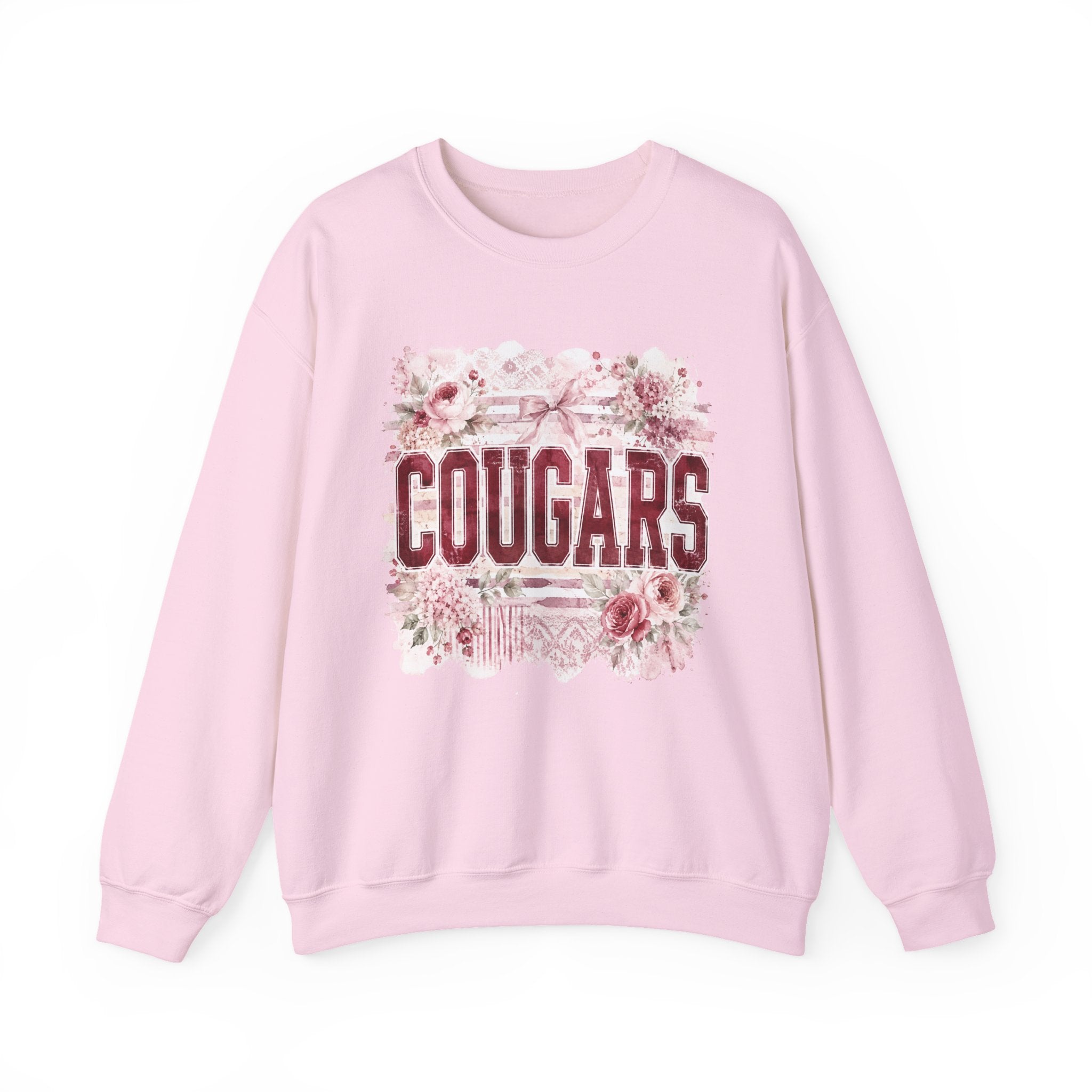 Cougars Floral Crewneck Sweatshirt
