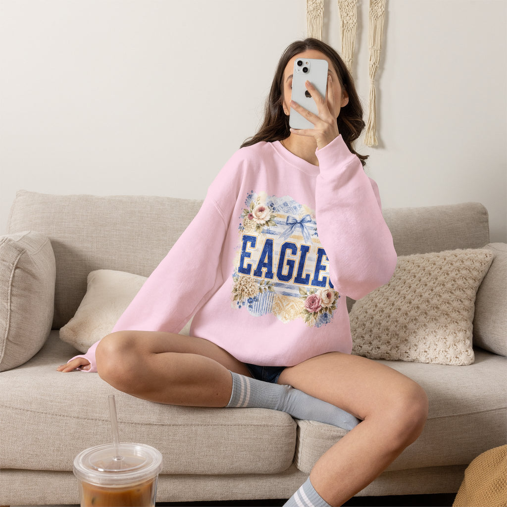 Eagles Floral Crewneck Sweatshirt