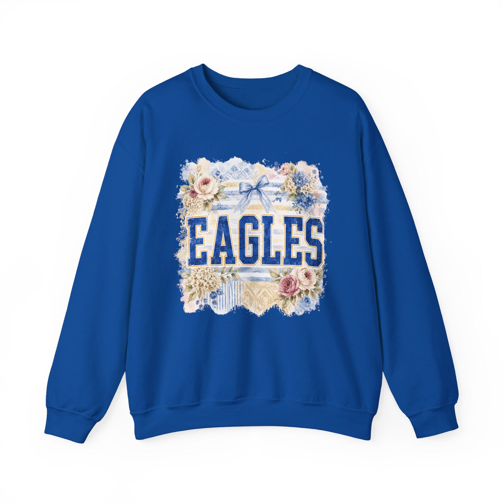 Eagles Floral Crewneck Sweatshirt