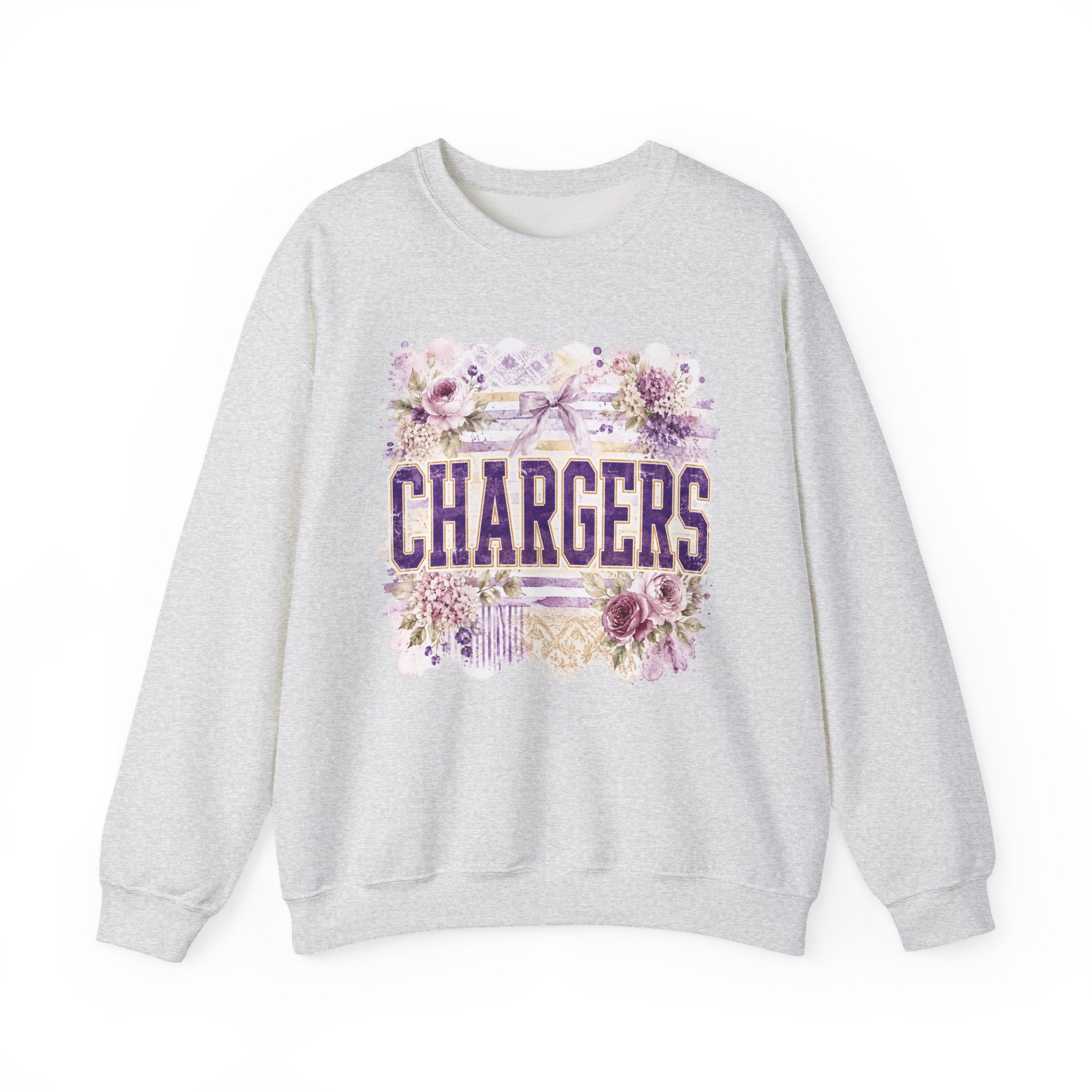 Chargers Floral Crewneck Sweatshirt