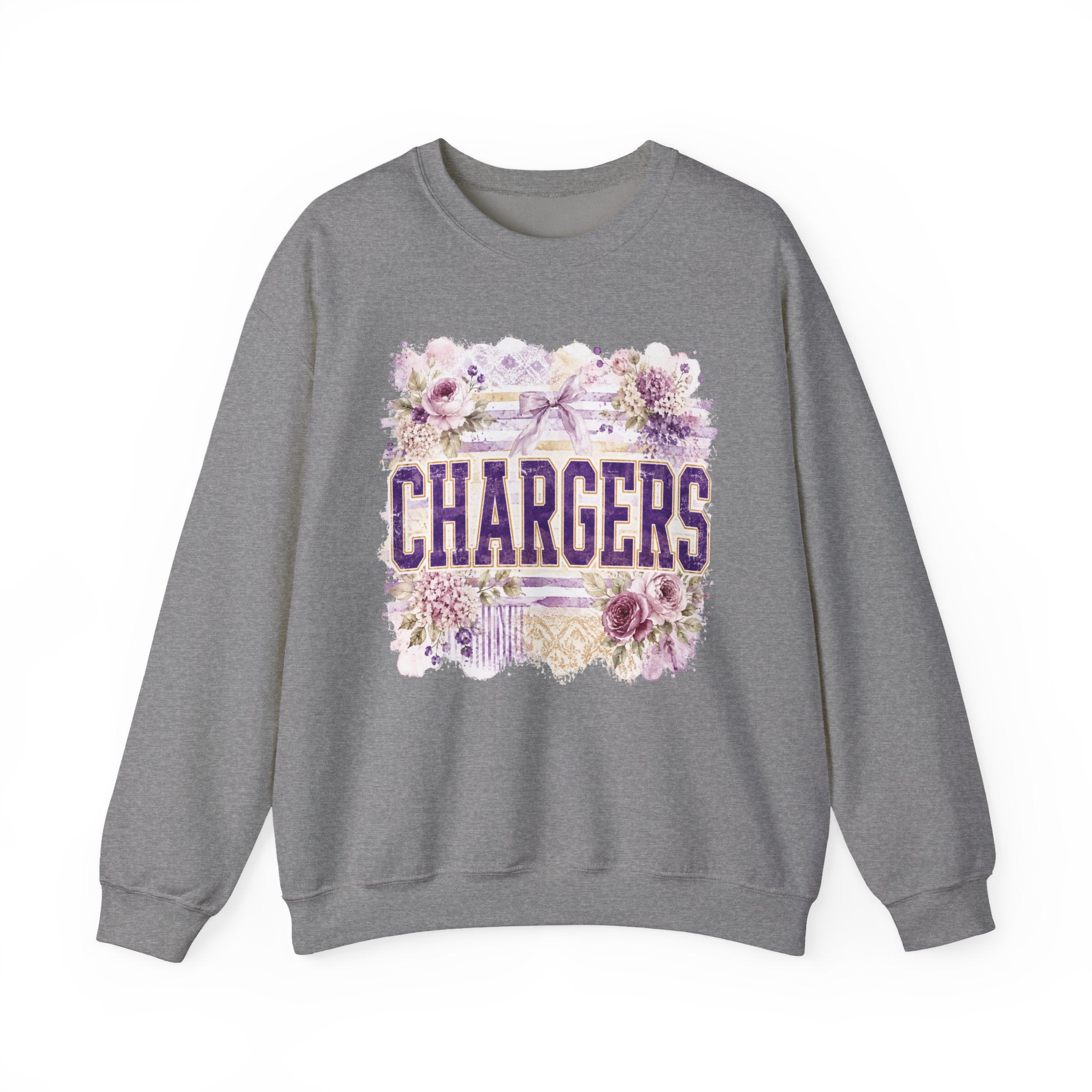 Chargers Floral Crewneck Sweatshirt