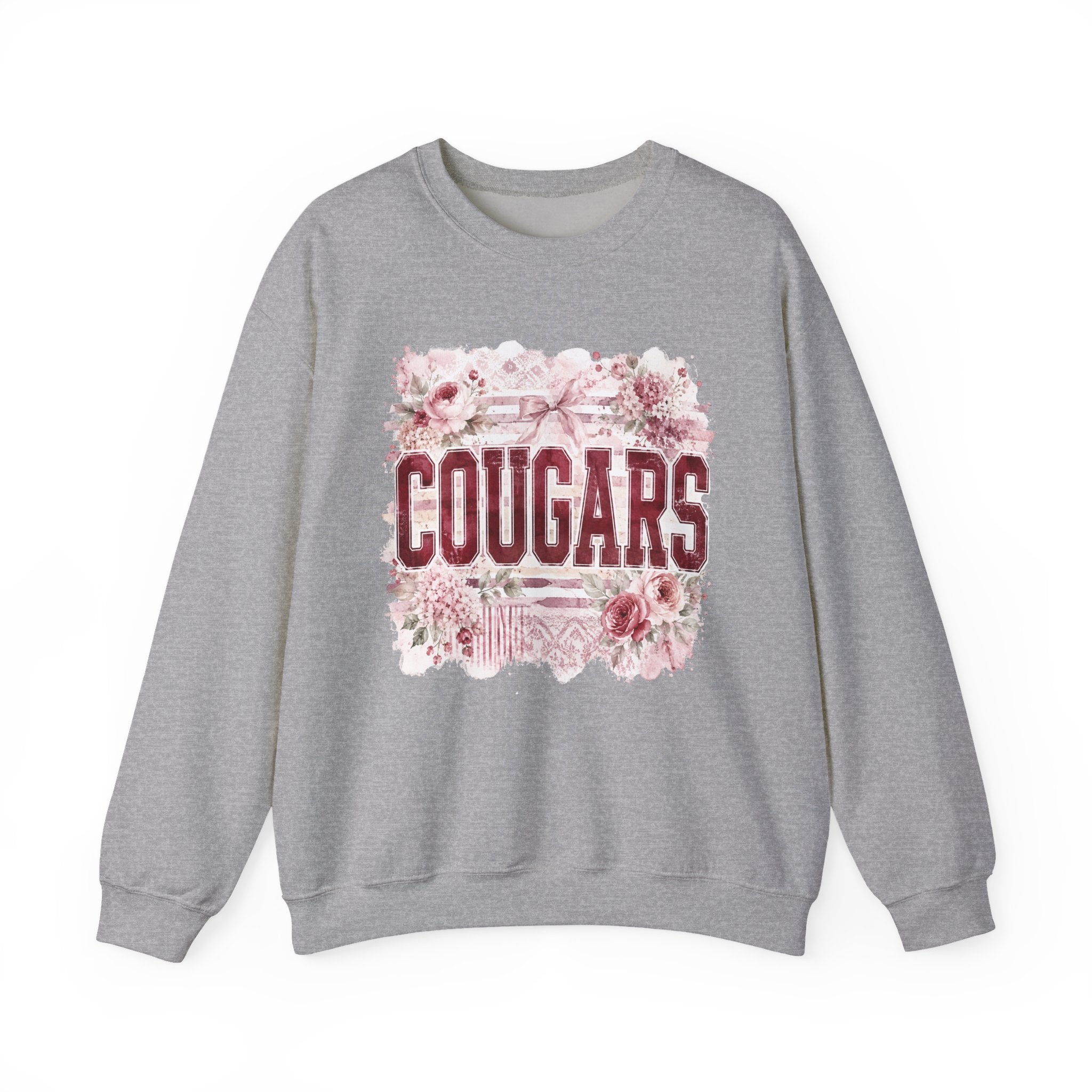 Cougars Floral Crewneck Sweatshirt
