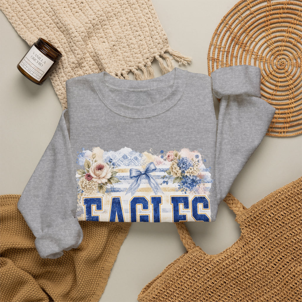 Eagles Floral Crewneck Sweatshirt